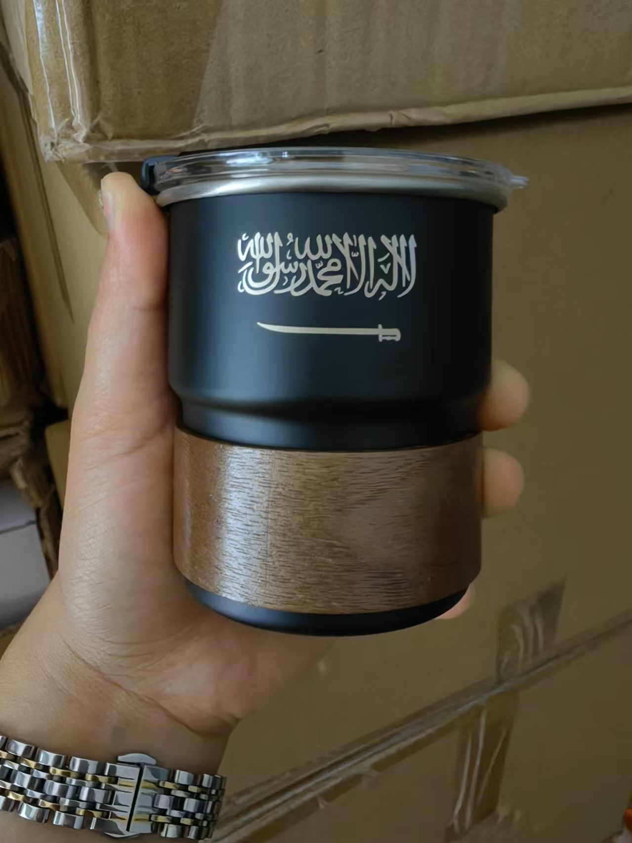 The Flag of Saudi Arabia Logo  - огляд і ціна Coffee Equipment For Camping