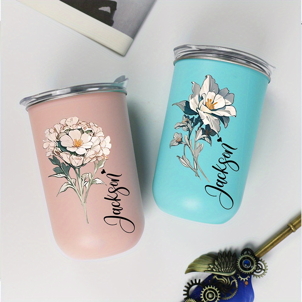 Custom Name Vintage White Flor - огляд і ціна Coffee Equipment With Name
