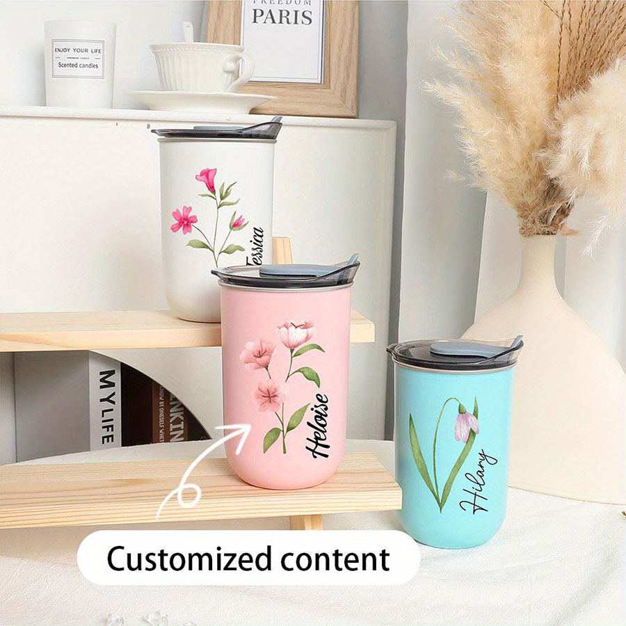 Personalized Name Birth Flower - огляд і ціна Coffee Equipment With Name