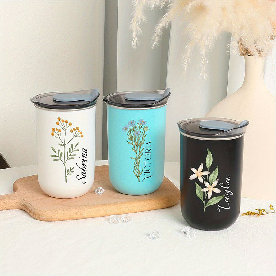 Personalized Name Birth Flower - огляд і ціна Coffee Equipment With Name