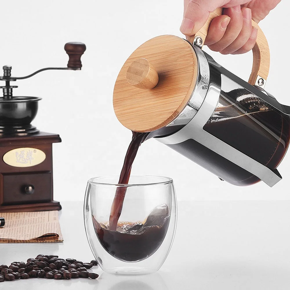 350/600ml Stainless Steel Pres - огляд і ціна Coffee Equipment For Camping