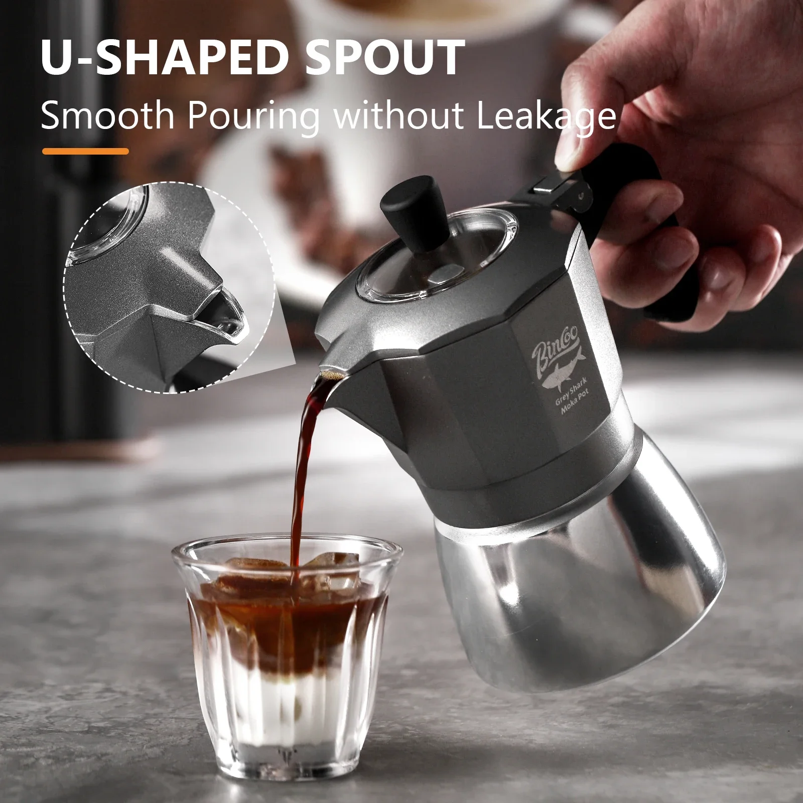 Bincoo 2 Cups Double Valve Mok - огляд і ціна Coffee Equipment For Camping