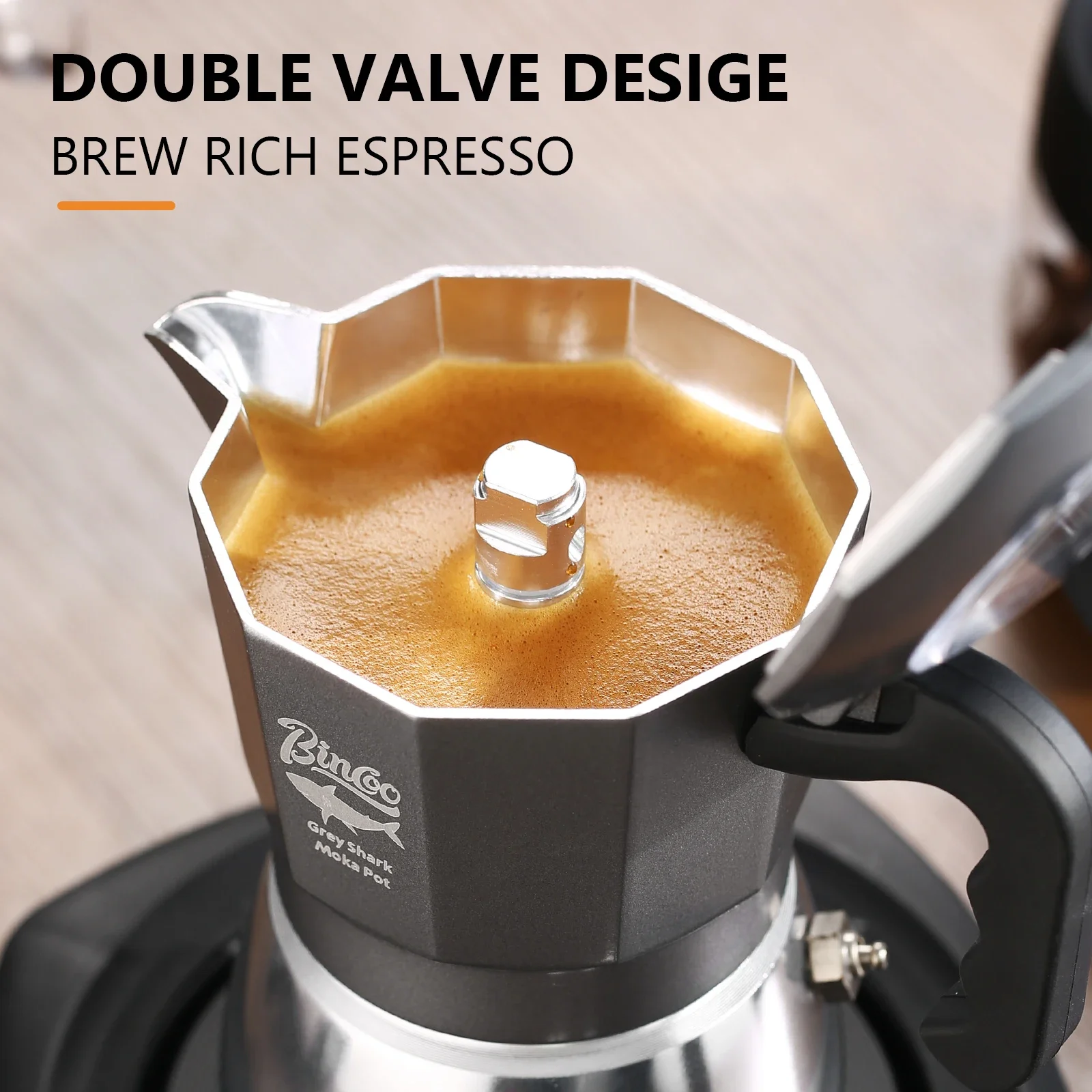Bincoo 2 Cups Double Valve Mok - огляд і ціна Coffee Equipment For Camping