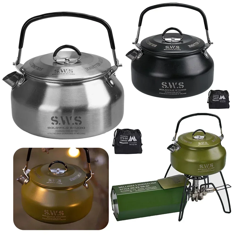 Stainless Steel Kettle 0.8L Po - огляд і ціна Coffee Equipment Travel Bag