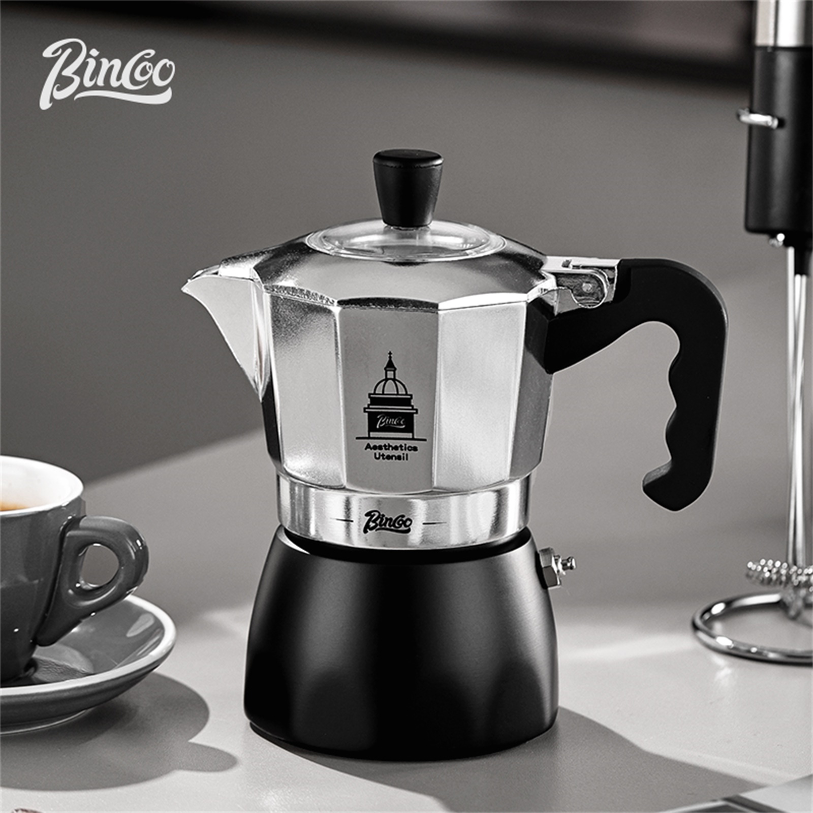 BINCOO Double Valve Moka Pot，E - огляд і ціна Coffee Equipment Accessories