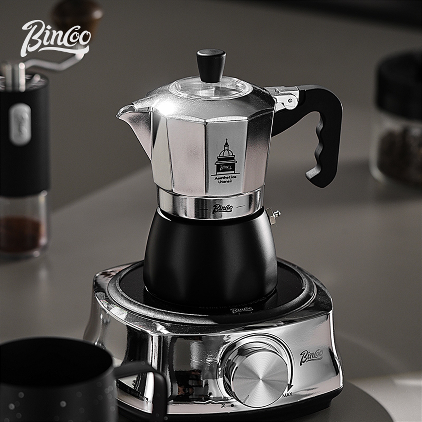 BINCOO Double Valve Moka Pot，E - огляд і ціна Coffee Equipment Accessories