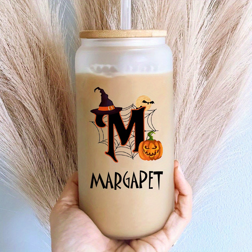Custom Halloween Name Glass Ca - огляд і ціна Coffee Equipment With Name