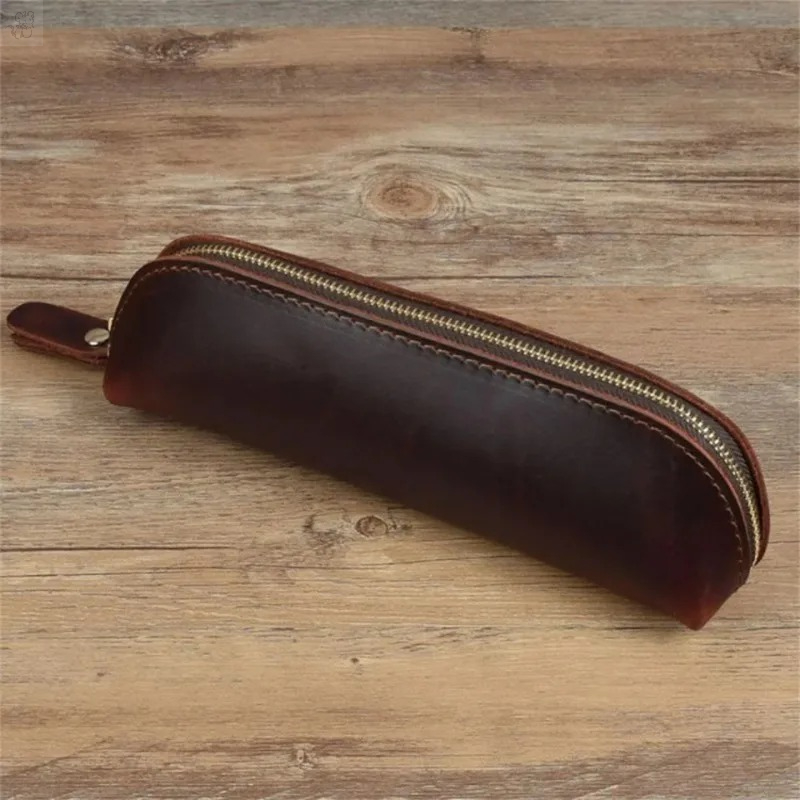 1PC Faux Leather Zipper pencil - огляд і ціна Coffee Equipment Travel Bag