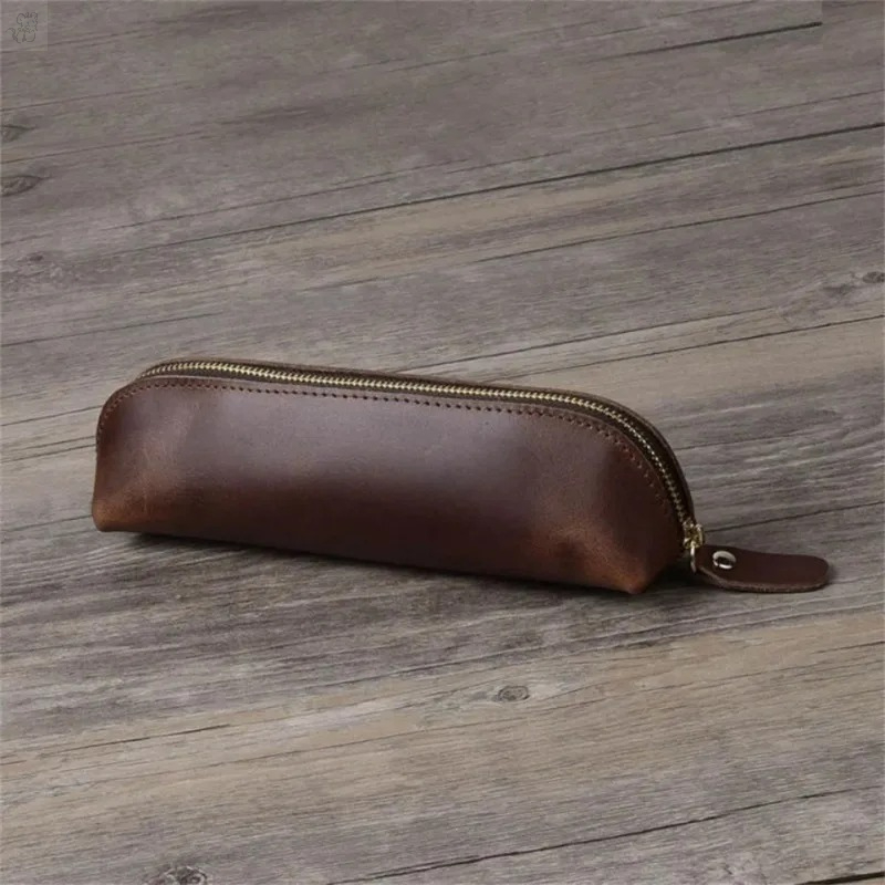 1PC Faux Leather Zipper pencil - огляд і ціна Coffee Equipment Travel Bag