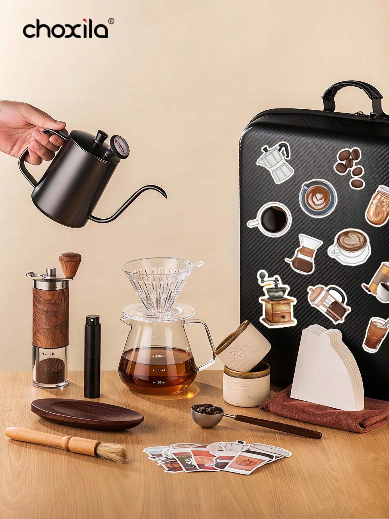 4/9/12/15pcs Suitcase Set, Por - огляд і ціна Coffee Equipment Travel Bag