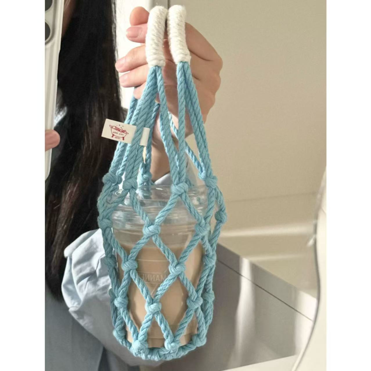Water Cup Net Bag, Purely Hand - огляд і ціна Coffee Equipment Travel Bag