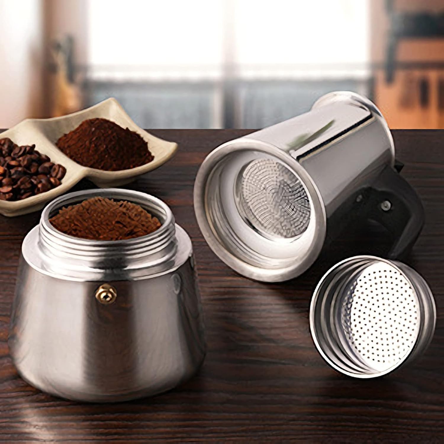 4/6/9 Cups Moka Pot Caffe Mach - огляд і ціна Coffee Equipment Accessories