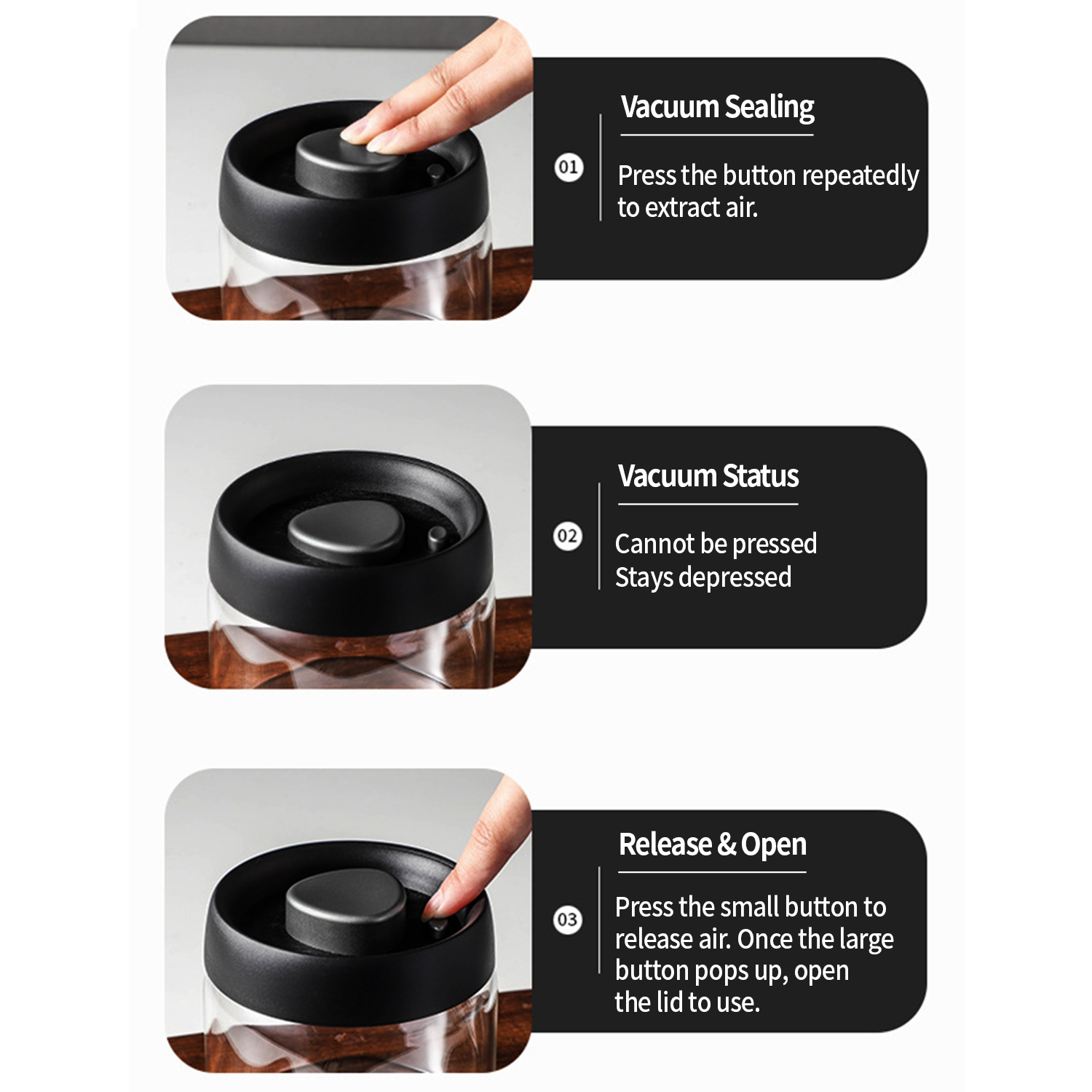 OANKR Vacuum Coffee Canister 5 - огляд і ціна Coffee Equipment Accessories