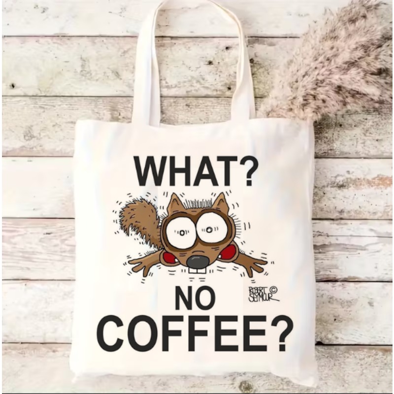 Coffee Cat Canvas Shopping Bag - огляд і ціна Coffee Equipment Travel Bag