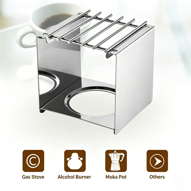 Stainless Steel Square Coffee  - огляд і ціна Coffee Equipment For Camping