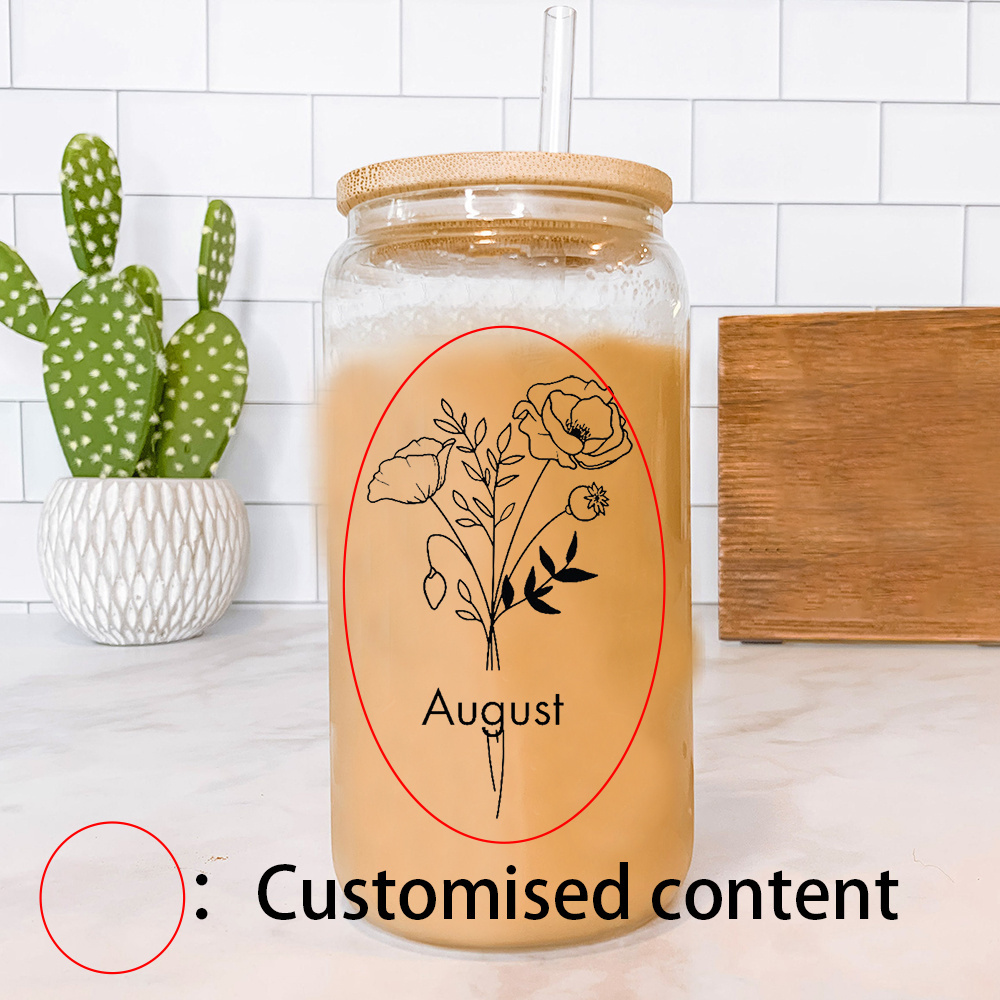 Customized Name Frosted Glass  - огляд і ціна Coffee Equipment With Name