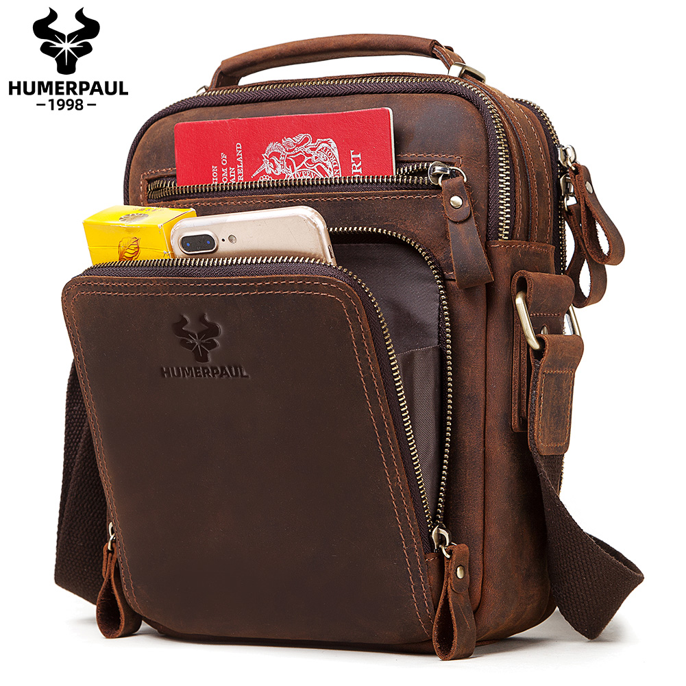 HUMERPAUL Genuine Leather Men' - огляд і ціна Coffee Equipment Travel Bag