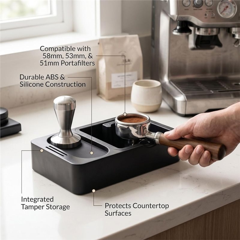 ABLN-For 51/53/58Mm Portafilte - огляд і ціна Coffee Knock Box