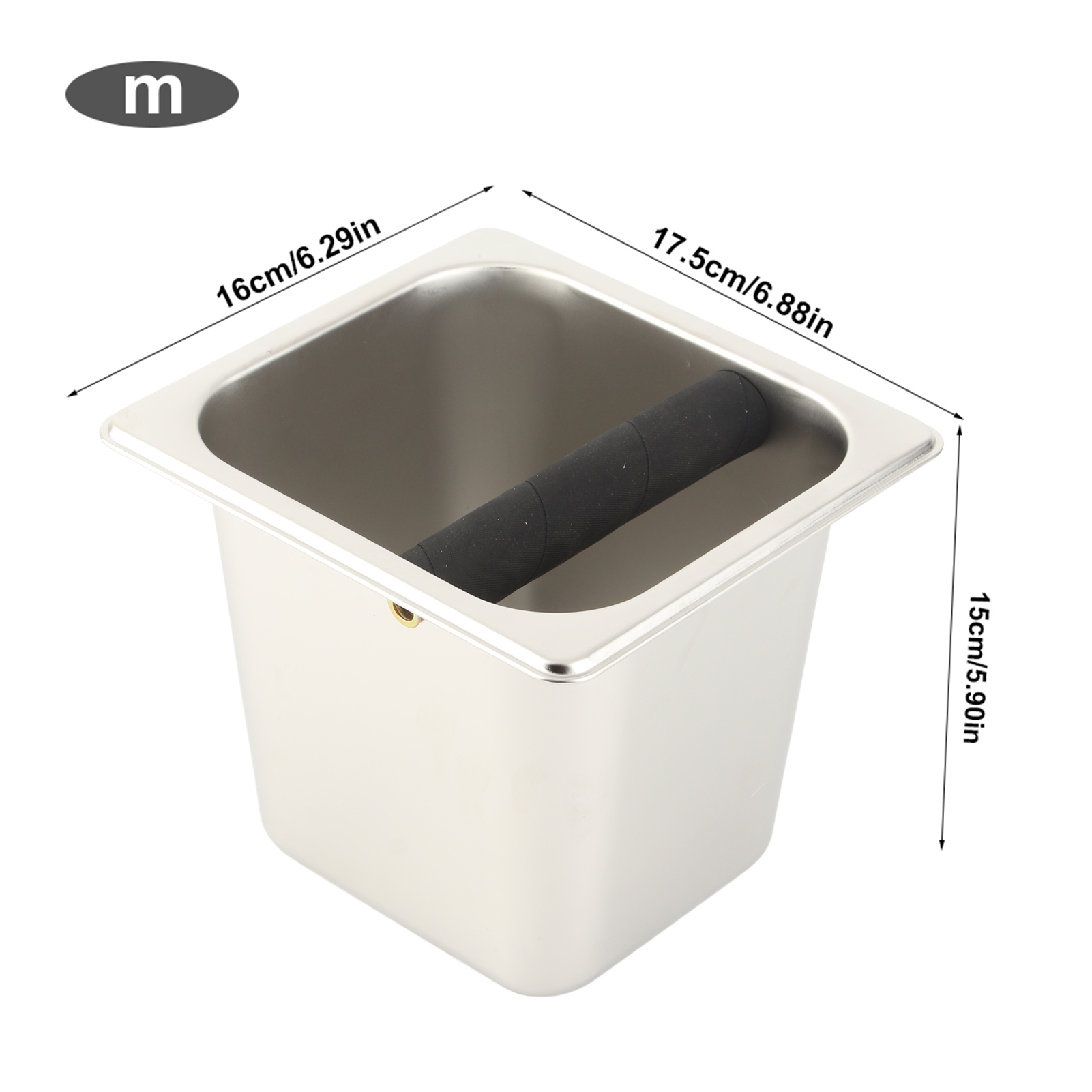 1PC Food Grade Stainless Steel - огляд і ціна Coffee Knock Box